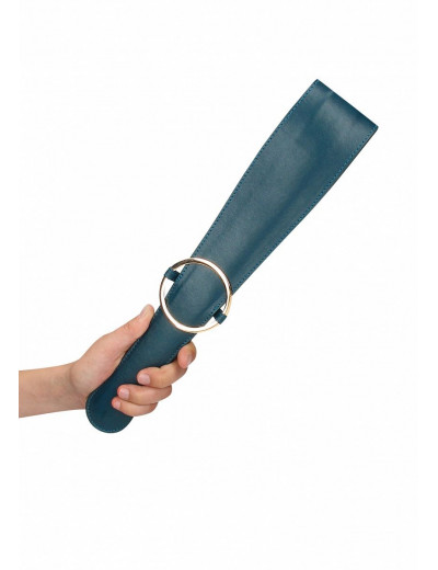 Зеленая шлепалка Belt Flogger - 54 см.