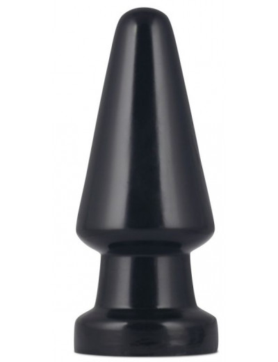 Черная анальная пробка King-Sized Anal Shocker - 19 см.
