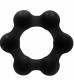 Черное эрекционное кольцо No.82 Weighted Cock Ring