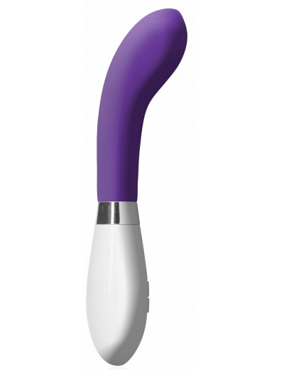 Фиолетовый вибратор для точки G или простаты Apollo - 20 см.