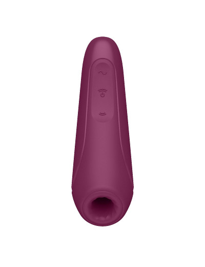 Бордовый вакуум-волновой стимулятор Satisfyer Curvy 1+