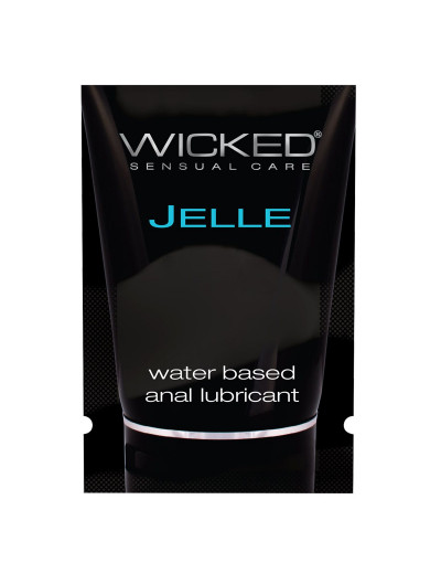 Анальный лубрикант Wicked Jelle на водной основе - 3 мл.