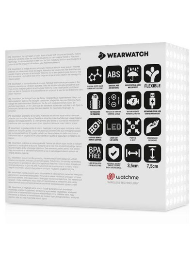 Голубое виброяйцо с черным пультом-часами Wearwatch Egg Wireless Watchme