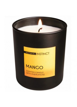 Ароматическая свеча с феромонами Natural Instinct  Манго  - 180 гр.