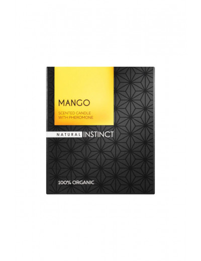 Ароматическая свеча с феромонами Natural Instinct  Манго  - 180 гр.