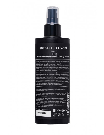 Антибактериальное средство Erotist Antiseptic Cleaner - 250 мл.