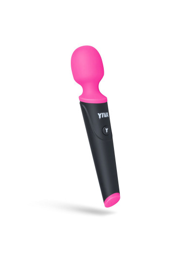 Розово-черный вибромассажер Yiva Power Massager