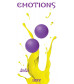 Фиолетовые вагинальные шарики без сцепки Emotions Lexy Medium