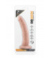 Телесный фаллоимитатор Dr. Skin 7 Inch Cock With Suction Cup - 19 см.