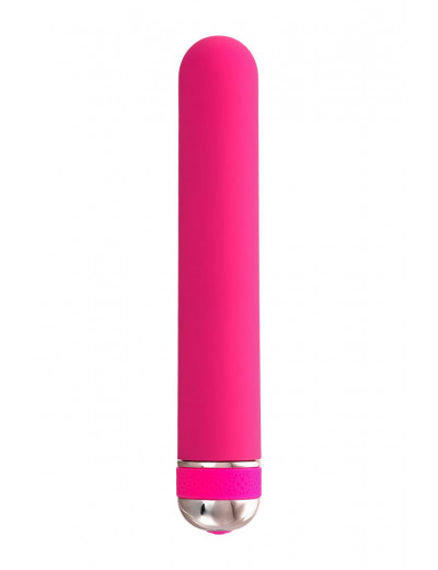 Розовый нереалистичный вибратор Mastick - 18 см.