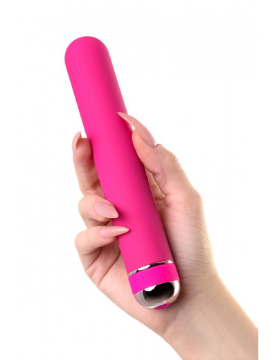 Розовый нереалистичный вибратор Mastick - 18 см.