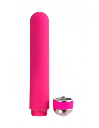 Розовый нереалистичный вибратор Mastick - 18 см.