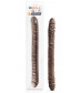 Коричневый двусторонний фаллоимитатор 18 Inch Double Dildo - 45,7 см.