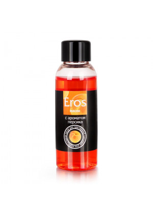 Массажное масло Eros exotic с ароматом персика - 50 мл.