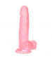 Розовый фаллоимитатор Size Queen 6  - 20,25 см.