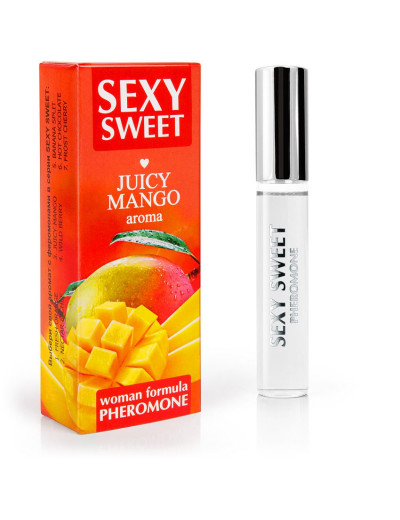 Парфюм для тела с феромонами Sexy Sweet с ароматом манго - 10 мл.