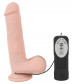 Телесный вибратор-ротатор Medical Silicone Rotating Vibrator - 20 см.
