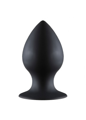 Чёрная анальная пробка Thick Anal Plug Small - 7,8 см.