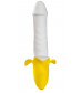 Мощный пульсатор в форме банана Banana Pulsator - 19,5 см.