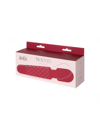 Красный вибромассажер Dashing Wand - 21 см.