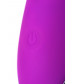 Фиолетовый вибратор с ресничками JOS DESI - 18,5 см.
