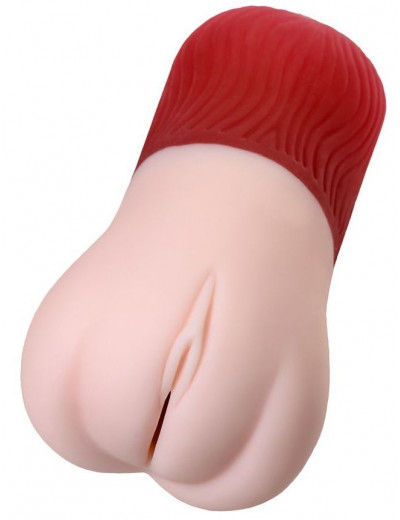 Телесный реалистичный мастурбатор с выпадающей маткой Gokusai Uterus