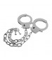 Наручники на длинной цепочке с ключами Metal Handcuffs Long Chain
