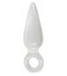 Анальная втулка с колечком на пальчик Finger Plug - 9,5 см.