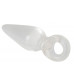 Анальная втулка с колечком на пальчик Finger Plug - 9,5 см.