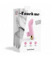 Розовый вибратор на палец Touch Me - 8,6 см.