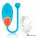 Голубое виброяйцо с белым пультом-часами Wearwatch Egg Wireless Watchme