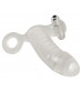 Прозрачная вибронасадка Vibrating Sleeve - 15,6 см.