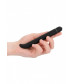Черный компактный вибростимулятор G-Spot Vibrator - 16 см.