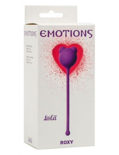 Фиолетовый вагинальный шарик Emotions Roxy
