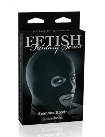Черная маска на голову Spandex Hood