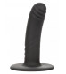Черный анальный стимулятор 4.75” Ridged Probe - 12 см.