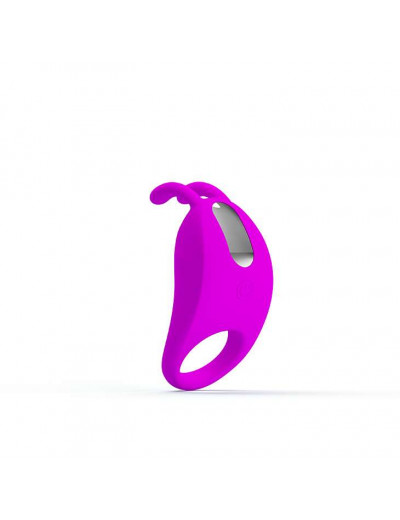 Лиловое эрекционное кольцо с вибрацией Rabbit Vibrator