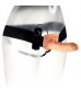 Телесный полый вибрострапон The Extender Hollow Vibrating Strap-On - 15 см.