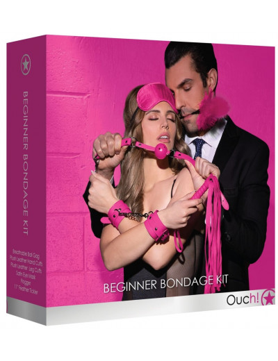 Розовый игровой набор Beginners Bondage Kit