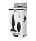 Черный анальный вибромассажер WIRELESS REMOTE PLUG - 13 см.