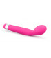Розовый вибратор для массажа G-точки Rose Scarlet G - 17,8 см.
