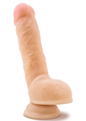 Телесный фаллоимитатор 9 Inch Sensa Feel Dildo - 22,8 см.