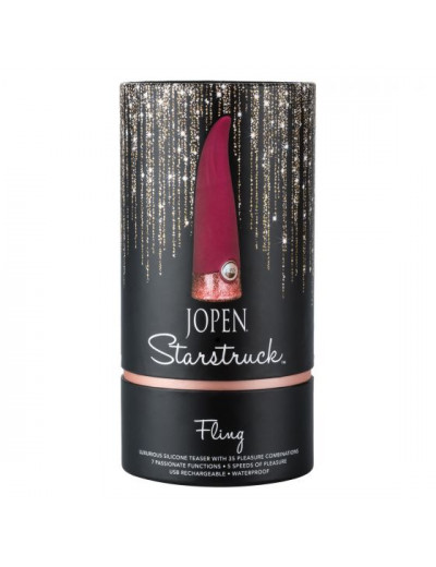 Фантазийный вибромассажер Starstruck Fling - 14 см.