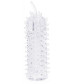 Закрытая рельефная насадка Crystal sleeve с усиками - 12 см.