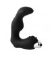 Черный вибромассажер простаты FantASStic Vibrating Prostate Massager - 11,3 см.