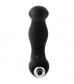 Черный вибромассажер простаты FantASStic Vibrating Prostate Massager - 11,3 см.