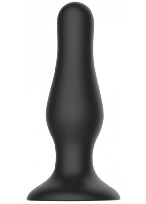 Черная анальная пробка Self Penetrating Butt Plug № 67 - 12,7 см.