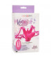 Розовая вибробабочка на ремешках Silicone Remote Venus Penis