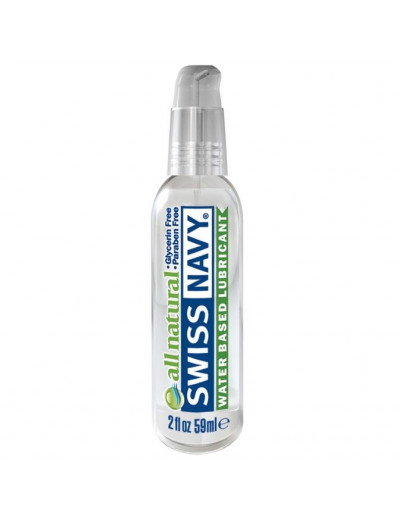 Гипоаллергенный лубрикант Swiss Navy All Natural Water Base Lubricant - 59 мл.