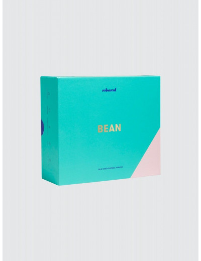 Бирюзовый вибромассажер Unbound Bean